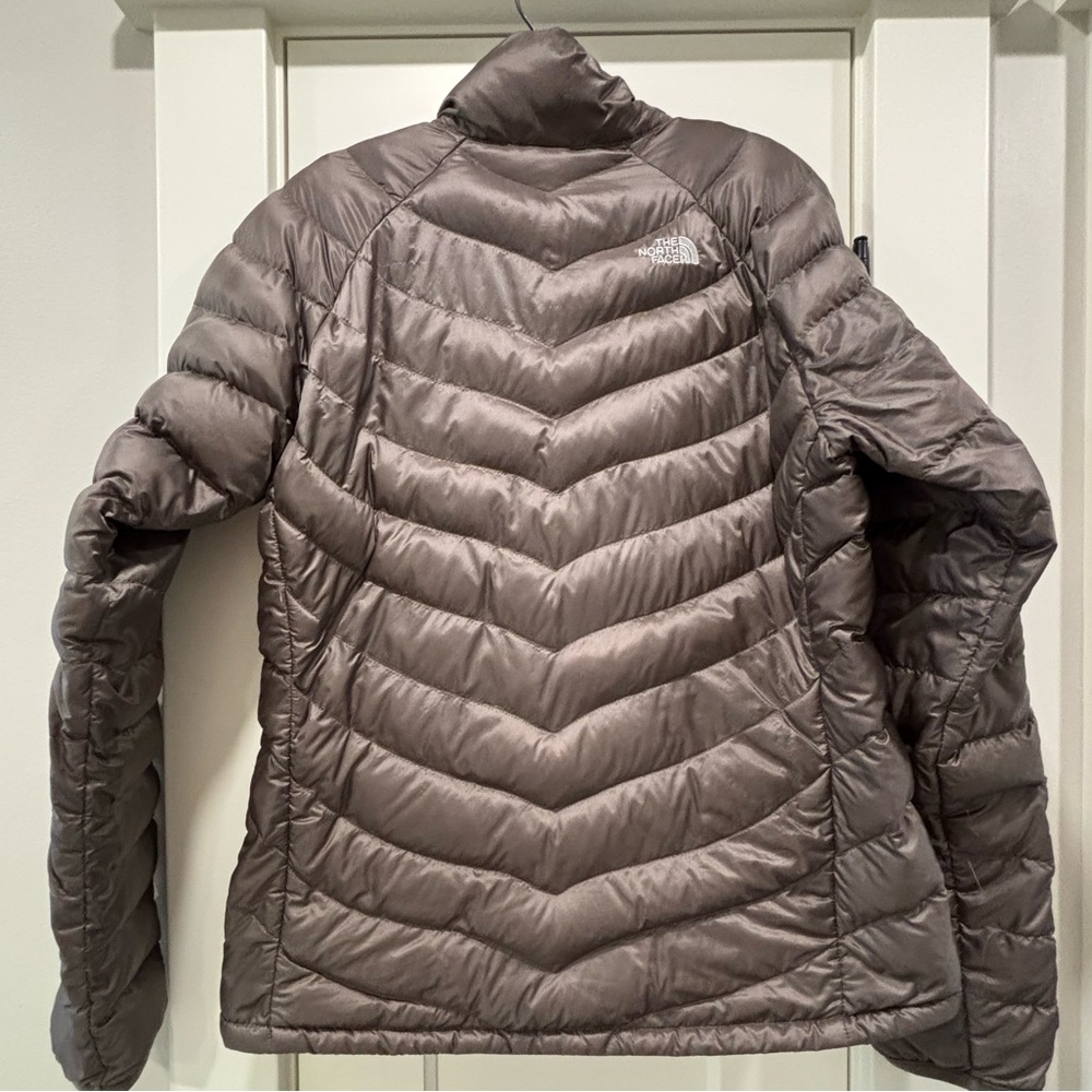 The North Face Gray Puffer Jacket - Picture 2 of 7
